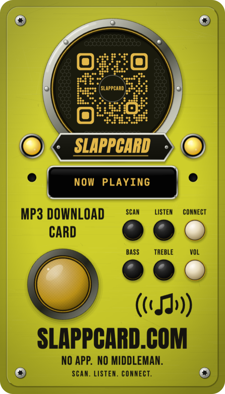 A Slappcard, back