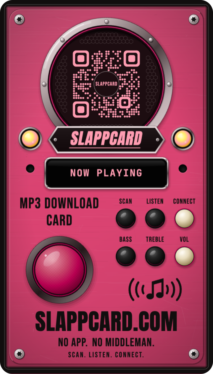 DOLL FACE — SLAPPCARD, a Slappcard Bold card (back)