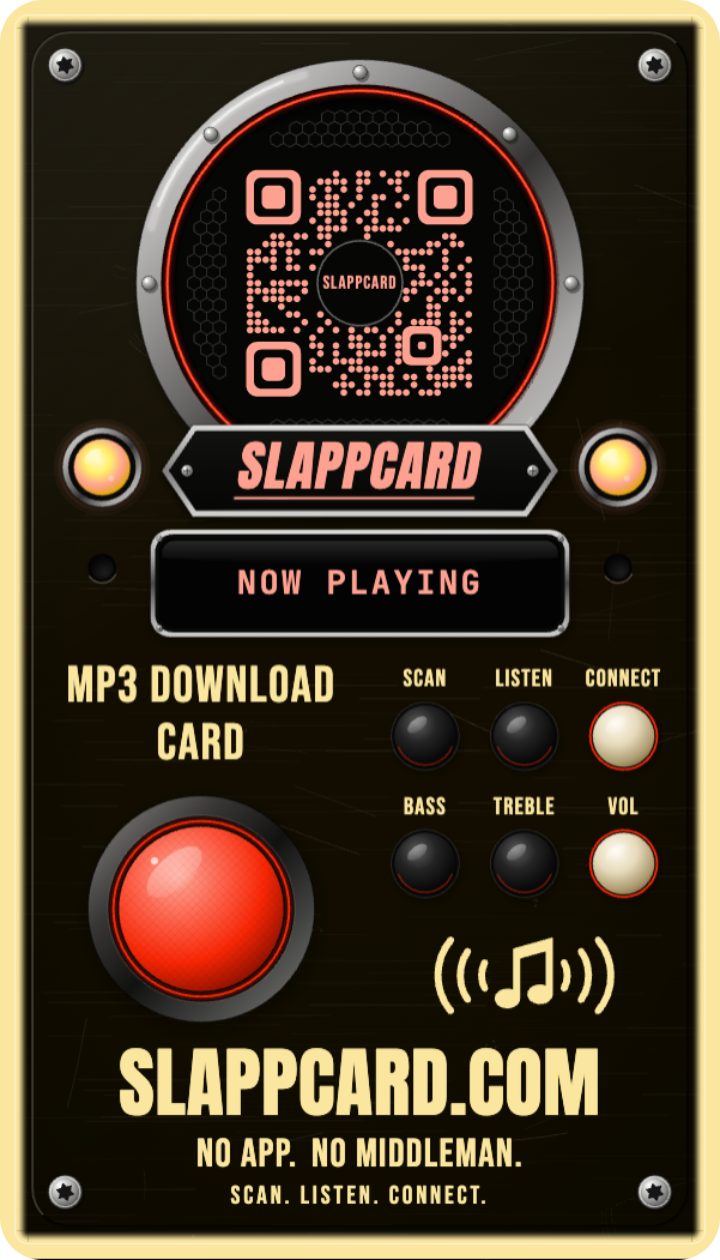LET THE KIDS PLAY: SPOOKY SLAPPS, back of a Slappcard