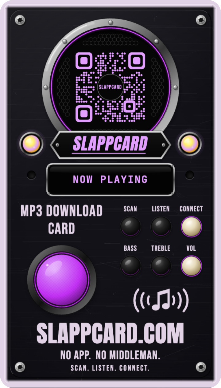 ROOK ELLIS — Read at 2:03, a Slappcard Bold card (back)
