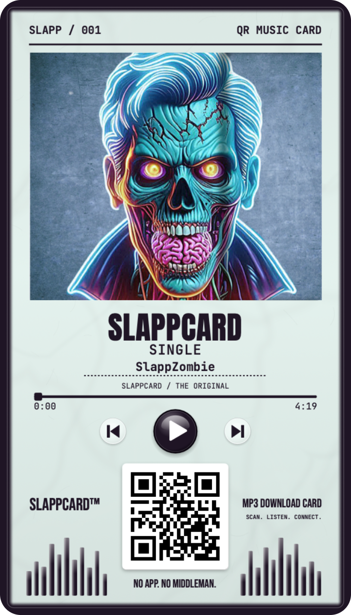 SlappCard — Single, a Slappcard Bold card (front)