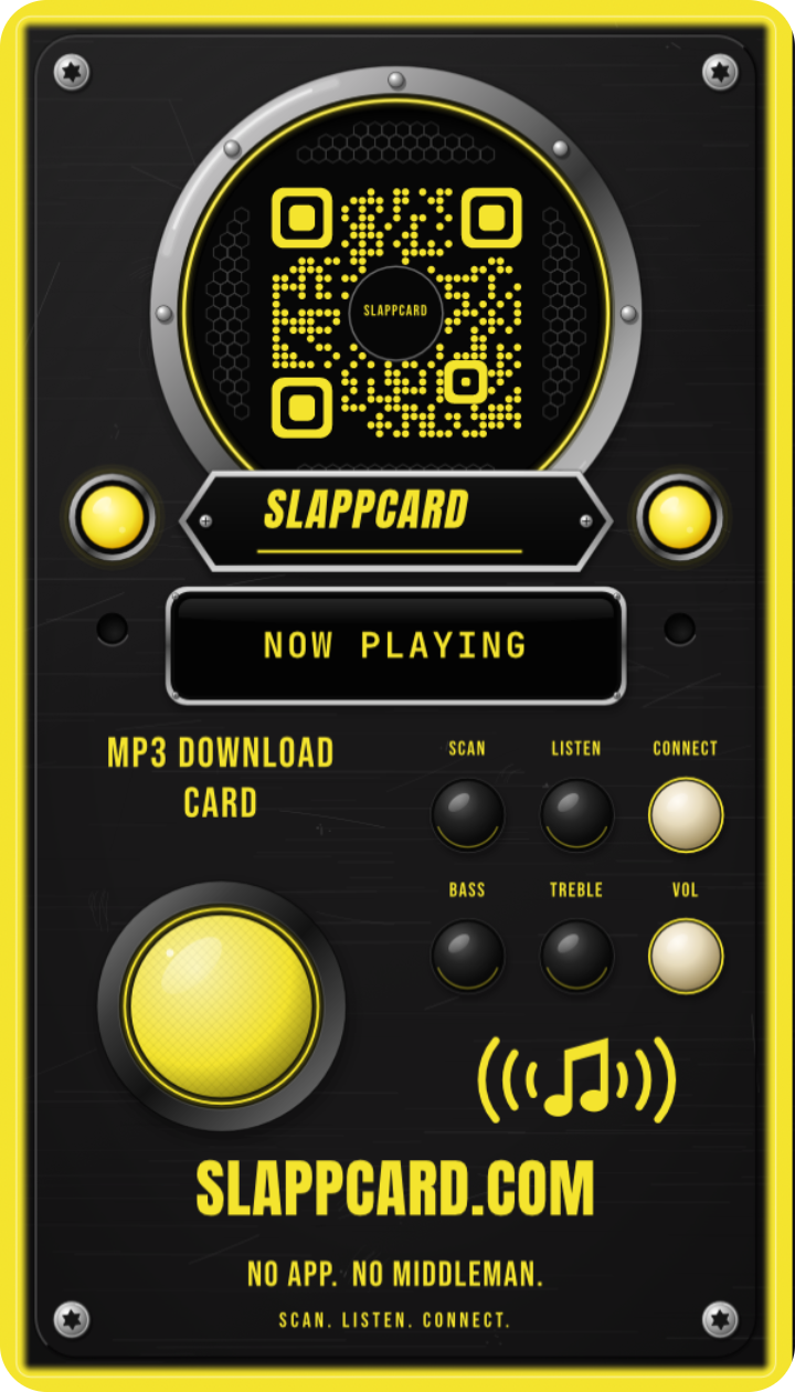 Slappcat — EP, a Slappcard Bold card (back)